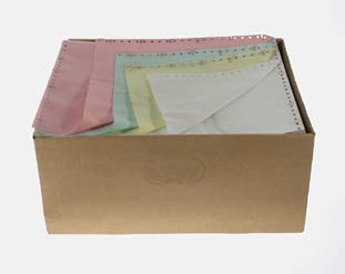 papier komputerowy Samindruk 360x12 1+3 kopia kolorowa 400 kpl/pud. Cena katalogowa 92,44z�. Teraz -40%