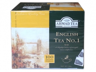 herbata czarna Ahmad Tea English, 100 torebek z zawieszk