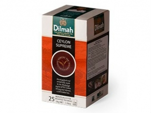 herbata czarna Dilmah Ceylon Supreme Tea, kopertowana, 25 kopert