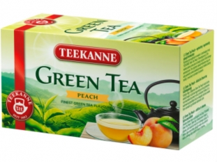 herbata zielona Teekanne Green Tea Peach, brzoskwiniowa, 20 torebek
