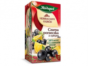 herbata owocowa Herbapol Herbaciany Ogrd czarna porzeczka z cytryn, 20 torebek