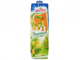 sok 1 L Hortex pomaraczowy