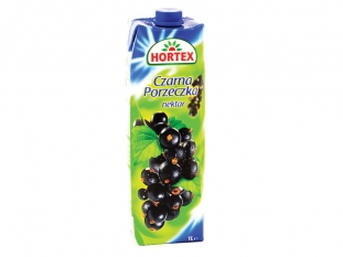 nektar owocowy Hortex czarna porzeczka, karton, 1 L