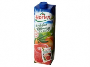 nektar owocowy Hortex grejpfrut rubinowy karton, 1 L