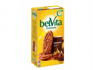 ciastka zboowe Belvita niadanie kakao - kartonik 6 x 4szt/op