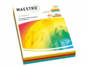 papier do drukarek i kopiarek kolorowy A4 80g Mondi Business Paper Maestro Color, intensywny, kserograficzny 5x50 ark./op.