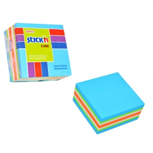 karteczki samoprzylepne Stick'n 51x51 mm, niebieska, 250 kartek