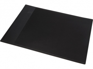 podkadka na biurko 652x512 mm Panta Plast z kieszeni, gbka, czarna