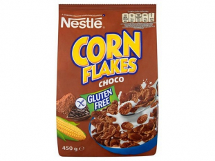 patki niadaniowe Nestle Corn Flakes czekoladowe, bezglutenowe 450 g