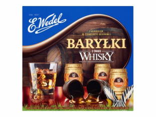 czekoladki bombonierka Wedel Baryki whisky 200 g