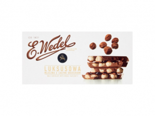 czekolada mleczna Wedel luksusowa z orzechami 100 g
