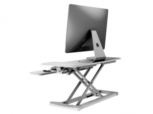nakadka na biurko, ergonomiczna podkadka pod laptopa, klawiatur i monitor, Elevo Convert Light do pracy stojco-siedzcej, regulowana wysoko