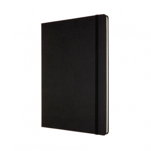 notes, notatnik 21x29,7 cm, twarda oprawa, czarny, 192 strony, Moleskine Professional