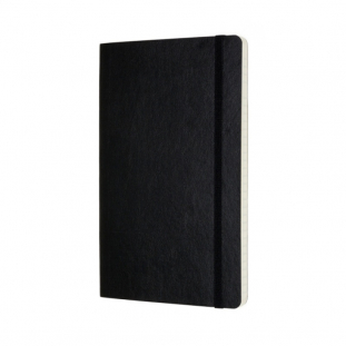 notes, notatnik 13x21 cm, mikka oprawa, czarny, 192 strony, Moleskine Professional