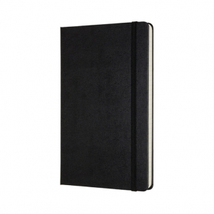 notes, notatnik 13x21 cm, twarda oprawa, czarny, 240 stron, Moleskine Professional