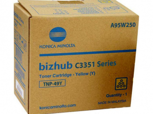 toner Konica Minolta Bizhub C3351TNP-49, yellow, 12000 stron wydruku