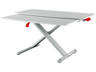nakadka na biurko, ergonomiczna podkadka pod laptopa/monitor, klawiatur i mysz, Leitz Ergo Cosy do pracy stojco-siedzc, regulowana wysoko