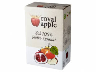 sok toczony 3l Royal apple jabko i granat