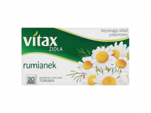 herbata zioowa Vitax rumianek, 20 torebek